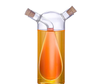 340 ml en 90 ml glasolie en glazen azijn
